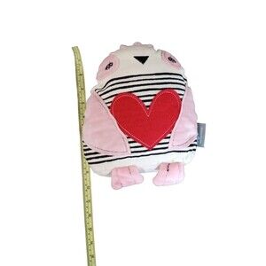 Hallmark Valentines day patch work ‎ Plush birdie